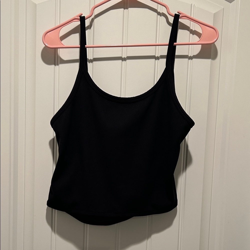 Athleta Black Fitted Crop Camisole